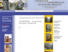 Tablet Screenshot of lapeyrejunior.fr